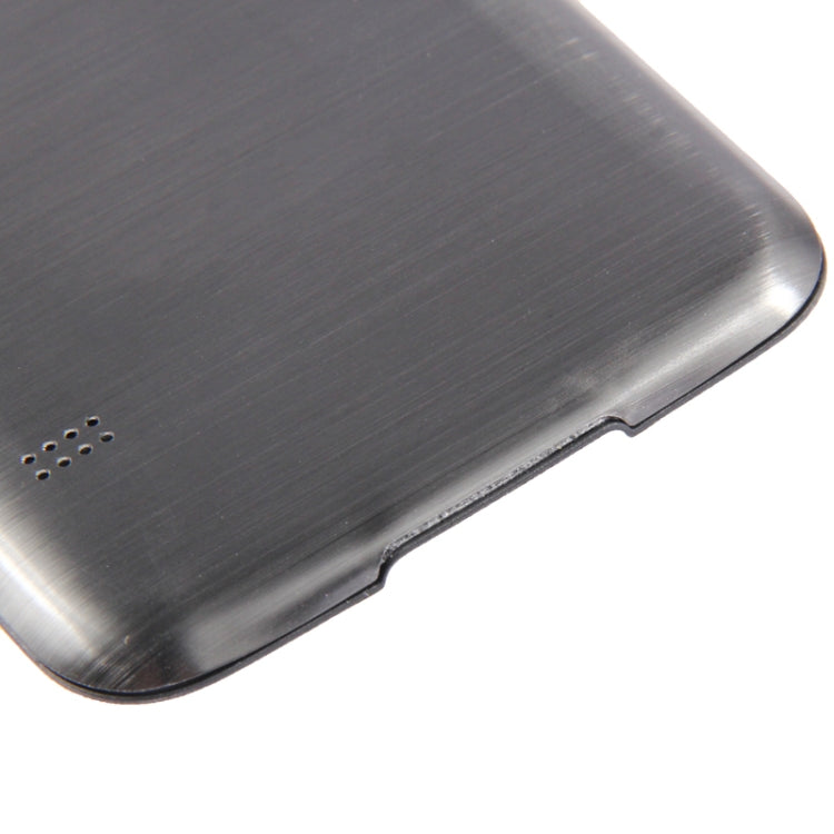 For Galaxy S5 / G900 with Word Metallic + Plastic Combination Battery Cover with White Edge