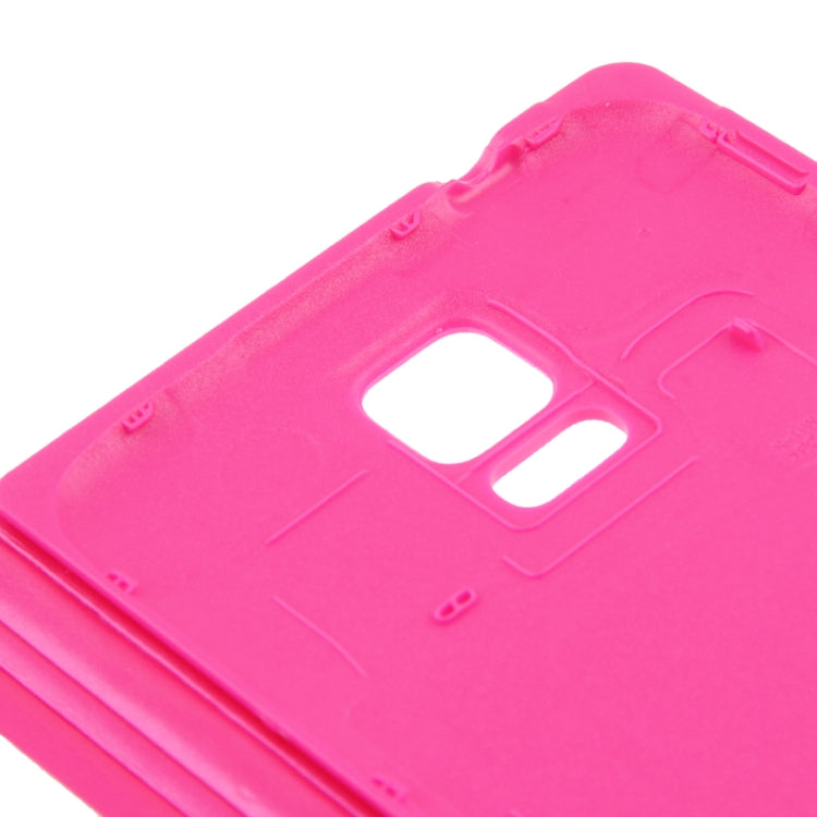 For Galaxy S5 / G900 Flip Leather Case + Plastic  Back Cover with Call Display ID (Magenta)