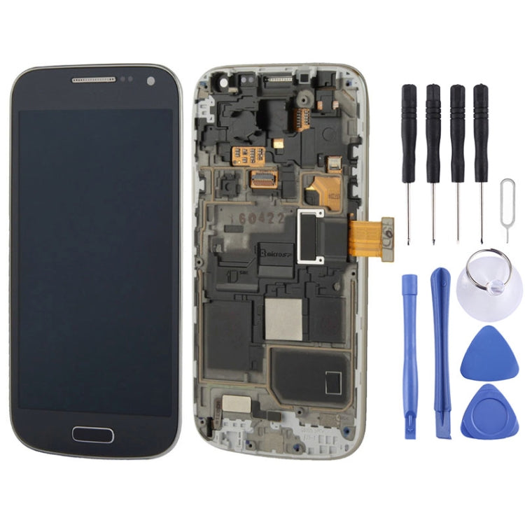 Original LCD Display + Touch Panel with Frame for Galaxy S IV mini / i9195 / i9192 / i9190