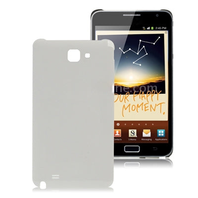 For Galaxy Note / i9220 / N7000 Plastic Battery Cover(White)