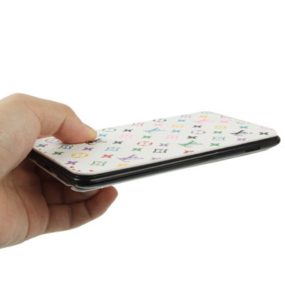 For Galaxy Note / i9220 / N7000 Fashion Pattern (Front + Back) Leather  Battery Cover