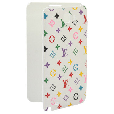 For Galaxy Note / i9220 / N7000 Fashion Pattern (Front + Back) Leather  Battery Cover
