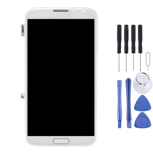 Original LCD Display + Touch Panel with Frame for Galaxy Note II / N7105