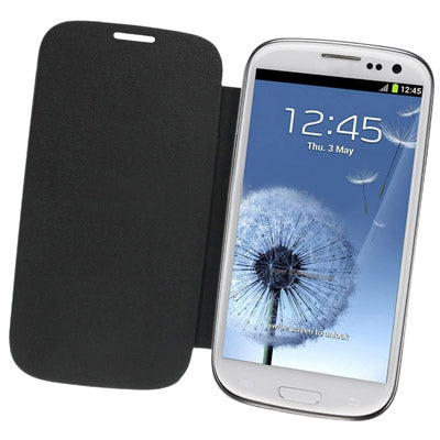 For Galaxy SIII / i9300, Black Carbon Fiber Skin Style (Front + Back)  Battery Cover (Black)