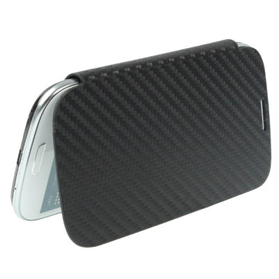 For Galaxy SIII / i9300, Black Carbon Fiber Skin Style (Front + Back)  Battery Cover (Black)