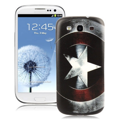 For Galaxy SIII / i9300 Captain America Pattern  Battery Cover