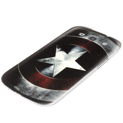 For Galaxy SIII / i9300 Captain America Pattern  Battery Cover