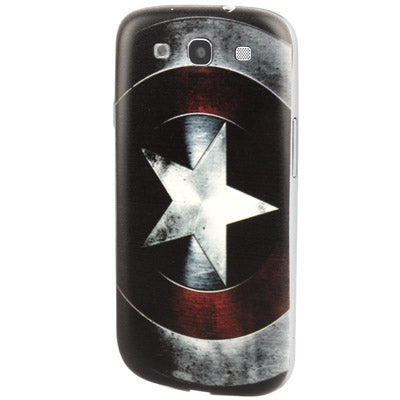 For Galaxy SIII / i9300 Captain America Pattern  Battery Cover