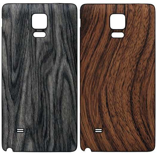 For Galaxy Note 4 Wood Grain Texture Back Cover