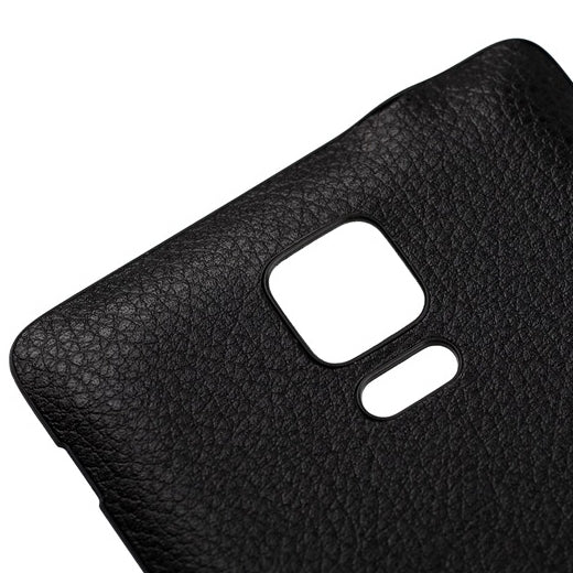 For Galaxy Note 4 Litchi Texture Leather Paste Skin Back Cover
