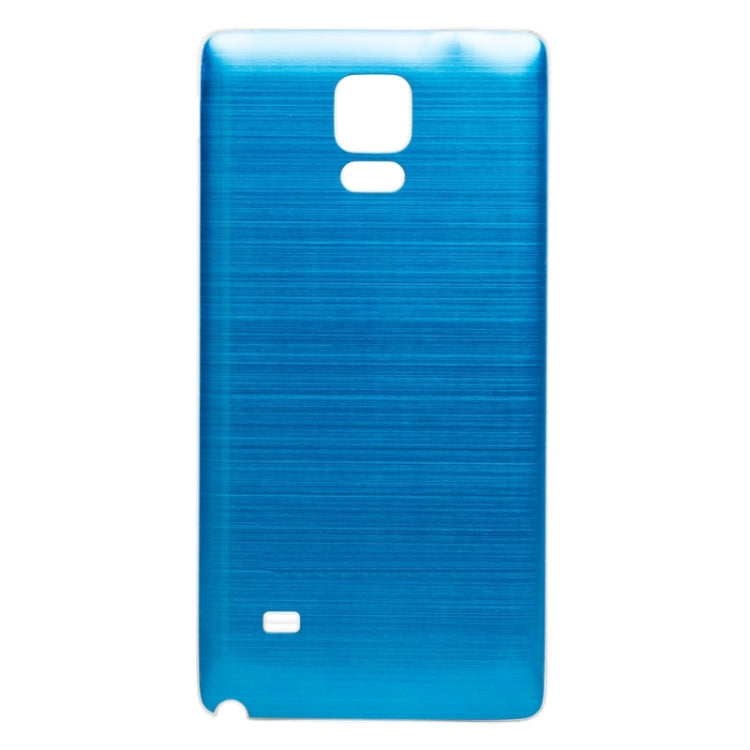 For Galaxy Note 4 White Edge Brushed Texture Back Cover