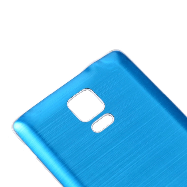 For Galaxy Note 4 White Edge Brushed Texture Back Cover