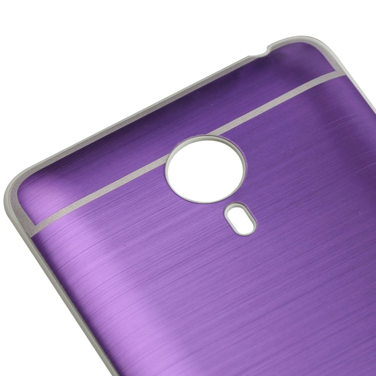 For Meizu MX4 Brushed Texture Back Cover  (Purple)