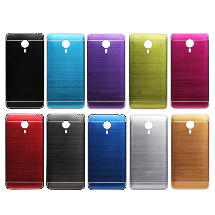 For Meizu MX4 Brushed Texture Back Cover  (Purple)