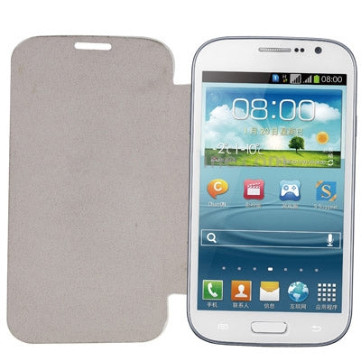 For Galaxy Grand Duos / i9082 / i9080 Original Style  Battery Cover + Flip Leather Case (White)