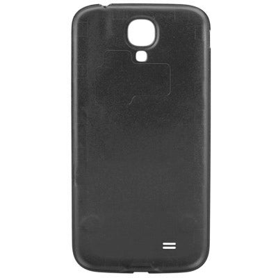 For Galaxy S IV / i9500 Litchi Texture Skin Plastic Material  Battery Cover (Black)