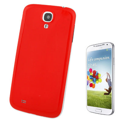 For Galaxy S IV / i9500 Smooth Surface Pure Color Plastic Material  Battery Cover