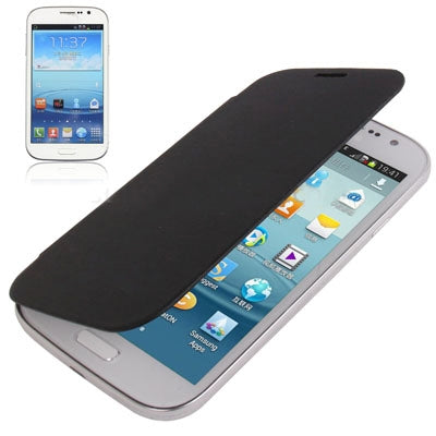 For Galaxy Grand Duos / i9082 Brushed Texture Flip Cover Leather & Plastic Cover