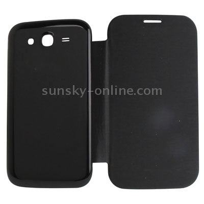 For Galaxy Grand Duos / i9082 Brushed Texture Flip Cover Leather & Plastic Cover