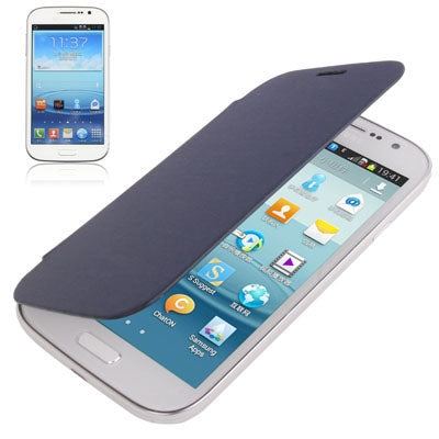 For Galaxy Grand Duos / i9082 Brushed Texture Flip Cover Leather & Plastic Cover