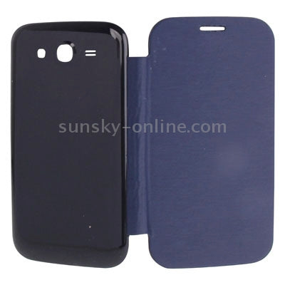 For Galaxy Grand Duos / i9082 Brushed Texture Flip Cover Leather & Plastic Cover