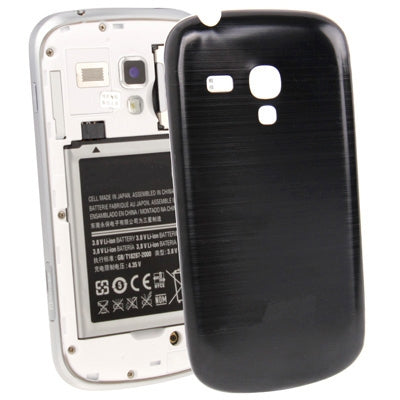 For Galaxy SIII mini / i8190 Full Metallic Brushed  Battery Cover