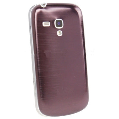 For Galaxy SIII mini / i8190 Full Metallic Brushed  Battery Cover