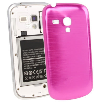 For Galaxy SIII mini / i8190 Full Metallic Brushed  Battery Cover