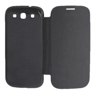 For Galaxy i939D Cloth Texture Style Flip Leather Case + Plastic  Battery Cover