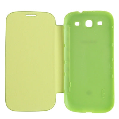 For Galaxy i939D Cloth Texture Style Flip Leather Case + Plastic  Battery Cover