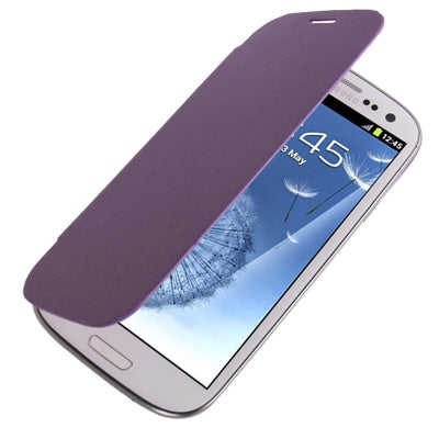 For Galaxy i939D Cloth Texture Style Flip Leather Case + Plastic  Battery Cover