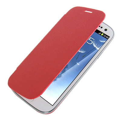 For Galaxy i939D Cloth Texture Style Flip Leather Case + Plastic  Battery Cover