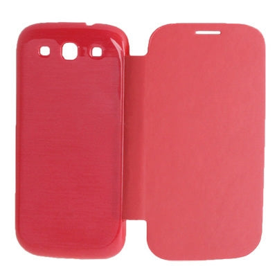 For Galaxy i939D Cloth Texture Style Flip Leather Case + Plastic  Battery Cover