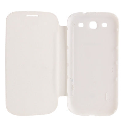 For Galaxy i939D Cloth Texture Style Flip Leather Case + Plastic  Battery Cover