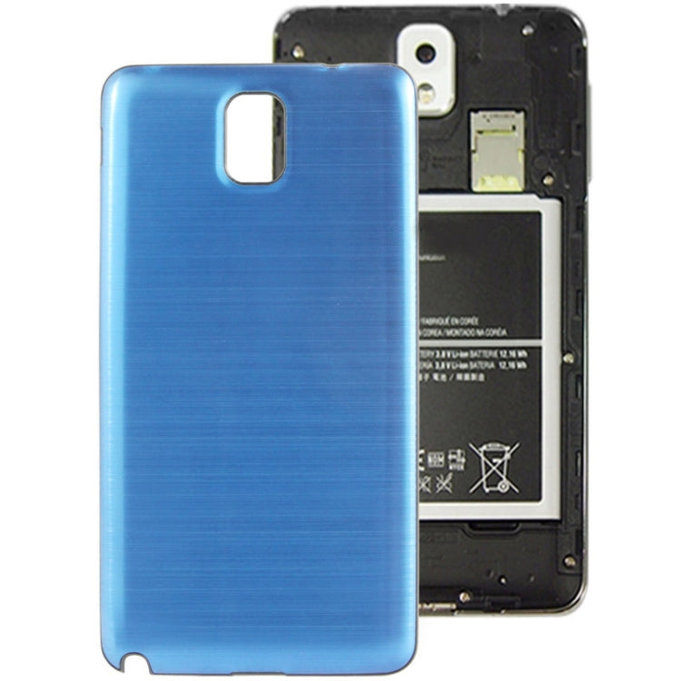 For Galaxy Note III / N9000 Full Metallic Brushed  Battery Cover with Black Frame