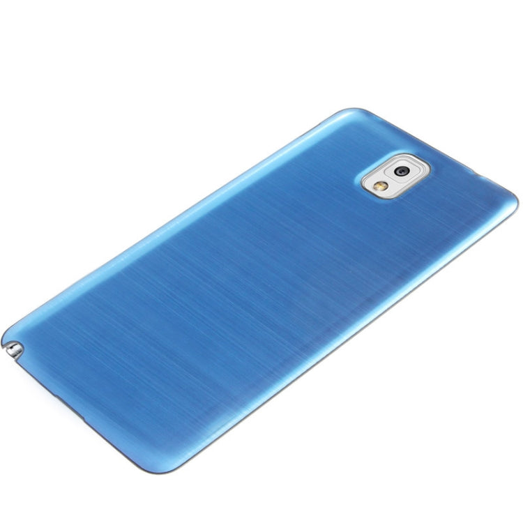For Galaxy Note III / N9000 Full Metallic Brushed  Battery Cover with Black Frame