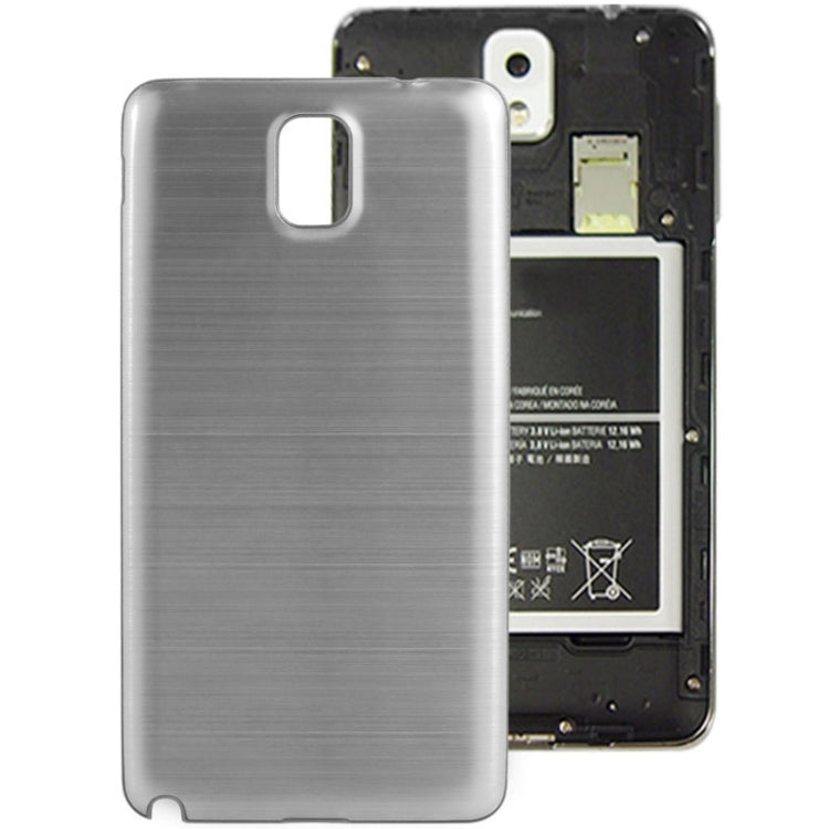 For Galaxy Note III / N9000 Full Metallic Brushed  Battery Cover with Black Frame