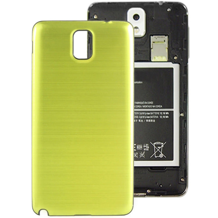 For Galaxy Note III / N9000 Full Metallic Brushed  Battery Cover with Black Frame