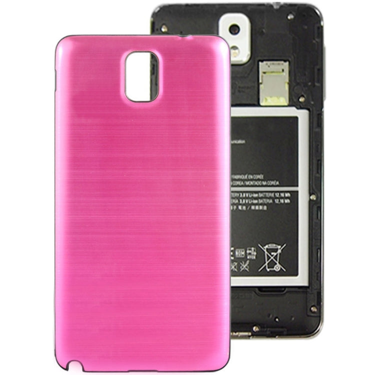 For Galaxy Note III / N9000 Full Metallic Brushed  Battery Cover with Black Frame