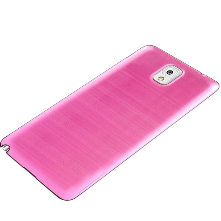 For Galaxy Note III / N9000 Full Metallic Brushed  Battery Cover with Black Frame
