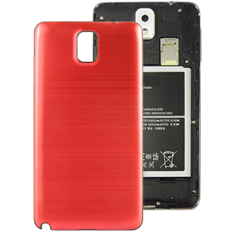 For Galaxy Note III / N9000 Full Metallic Brushed  Battery Cover with Black Frame
