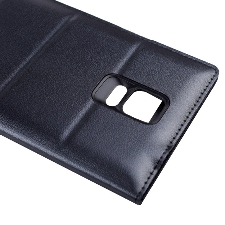 For Galaxy Note 4 Touch Panel Horizontal Flip PU Leather Case and Plastic  Back Cover with Call Display ID