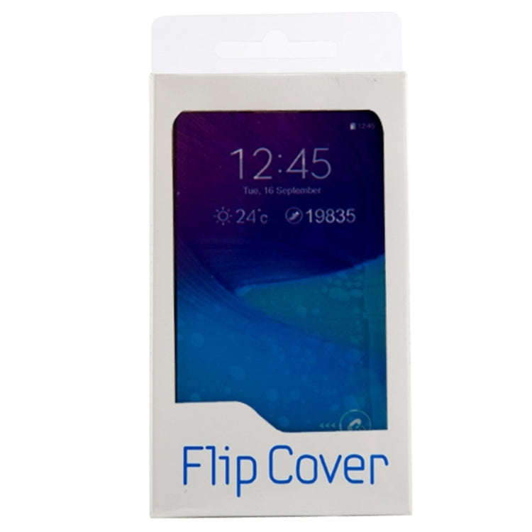 For Galaxy Note 4 Touch Panel Horizontal Flip PU Leather Case and Plastic  Back Cover with Call Display ID