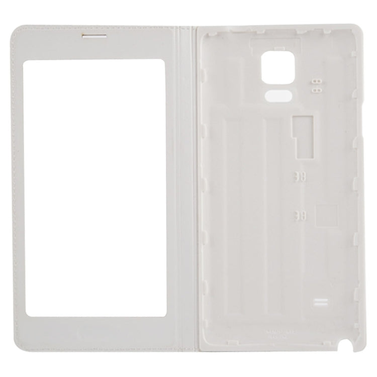 For Galaxy Note 4 Touch Panel Horizontal Flip PU Leather Case and Plastic  Back Cover with Call Display ID