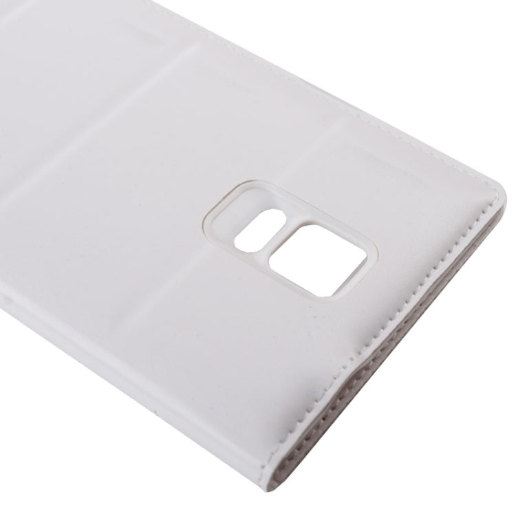 For Galaxy Note 4 Touch Panel Horizontal Flip PU Leather Case and Plastic  Back Cover with Call Display ID