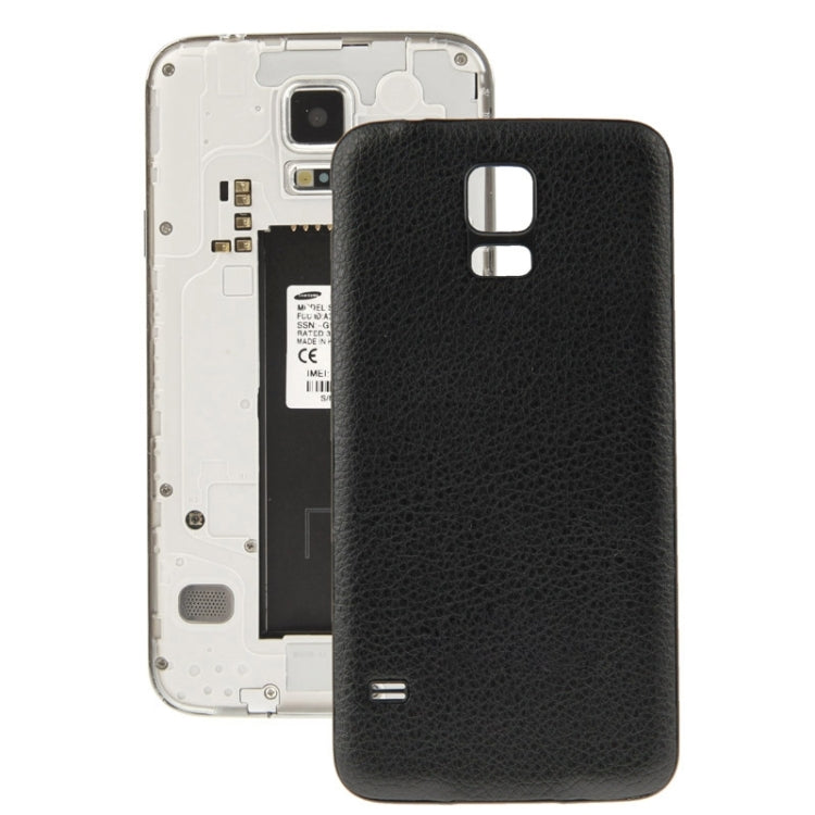 For Galaxy S5 / G900 Litchi Texture Plating Plastic Material  Back Cover