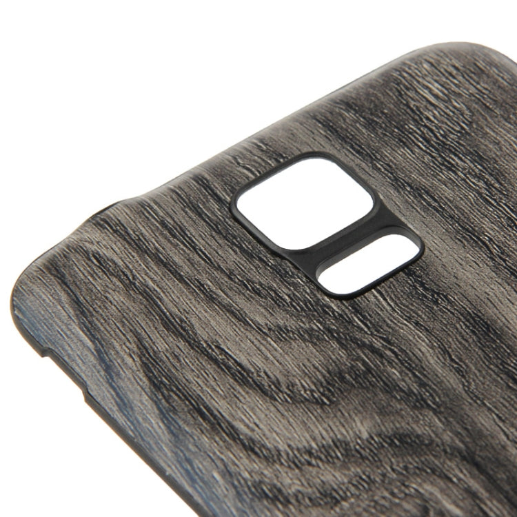 For Galaxy S5 / G900 Wood Texture Plating Plastic Material  Back Cover