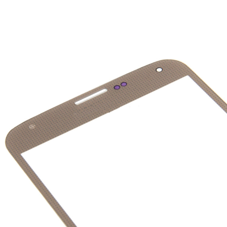 For Galaxy S5 / G900 Front Screen Outer Glass Lens + Full Housing High Quality Plating  Chassis