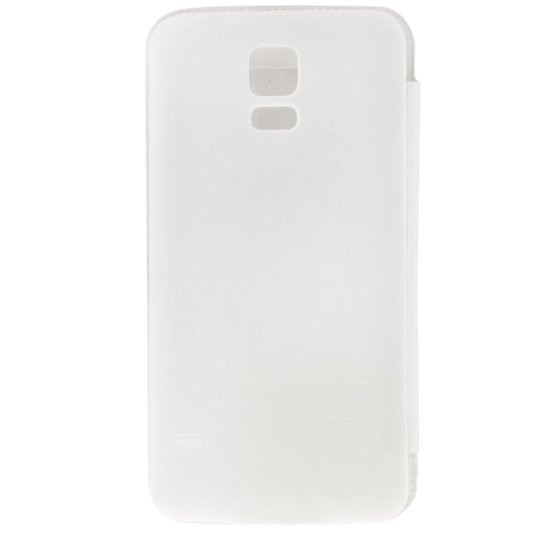 For Galaxy S5 / G900 Transparent Window Design Flip Leather Case  Back Cover with Call Display ID