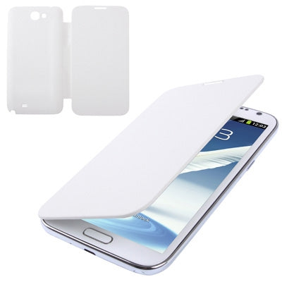 For Galaxy Note II / N7100 Litchi Texture Paste Skin  Battery Cover + Flip Leather Case